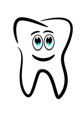 Lächelnder Zahn