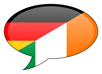 German Irish Speech Bubble Icon