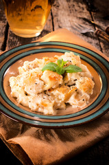 Creamy gnocchi