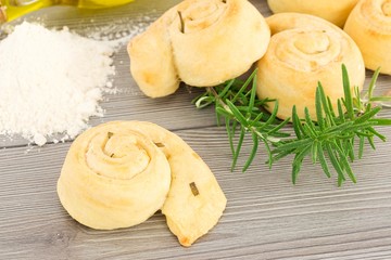 bread with rosemary