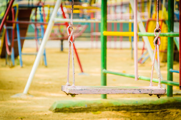 Playground swing