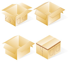 boxes, cardboard  for jeans or pants packing, set with denim lin