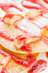 Pancakes strawberry