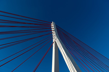 Cable-stayed bridge name of John Paul II ,Gdańsk