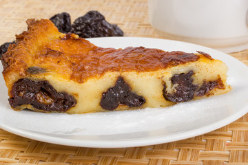 Prunes and coffee pie