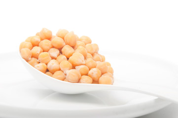 Boiled chickpeas