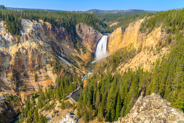 Lower Falls of the Grand Canyon of the Yellowstone National Park