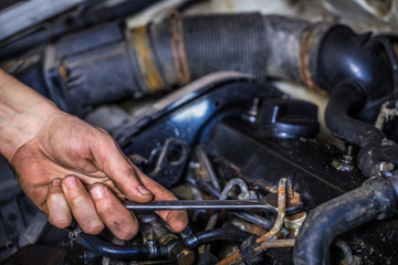 repair of motor car