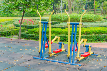 Fototapeta premium Outdoor gym park