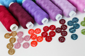 Sewing accessories close up