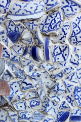 texture of ceramic wall