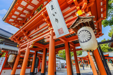 Romon Gate at Ikuta-jinja in Kobe