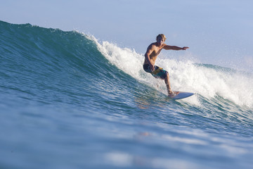 Surfing a wave