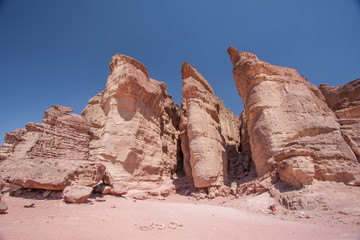Fototapeta premium King Solomon Pillars in Timna Park, Israel