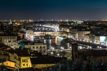 Firenze, Ponte Vecchio di notte