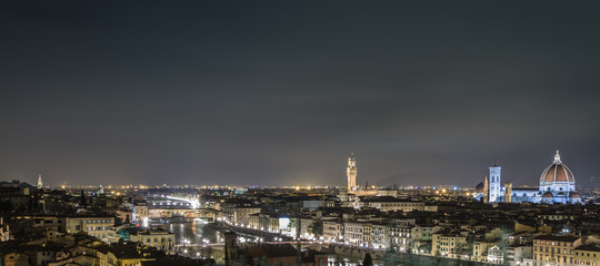 Firenze, skyline notturno