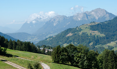 Mountain landscape in Alps