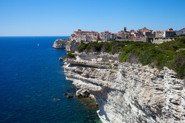 Fototapeta na wymiar Bonifacio, Korsyka, Francja.