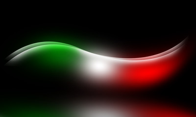 Tricolore onda astratta