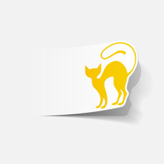 realistic design element: cat