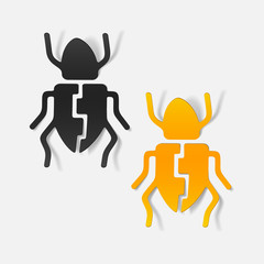 realistic design element: beetle