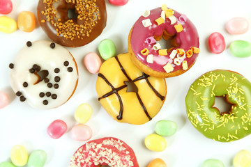 sweet bright donuts