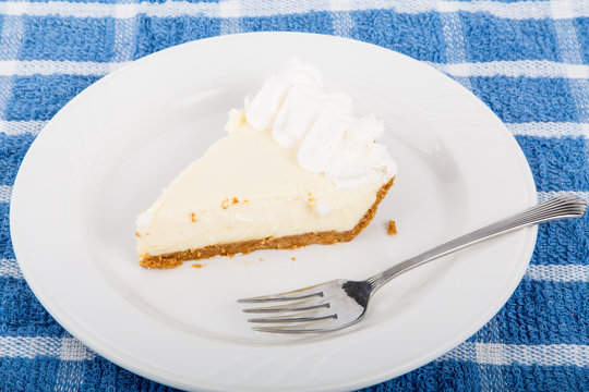 Fresh Key Lime Pie Slice