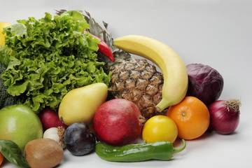 Obraz na płótnie Canvas Vegetable and Fruit