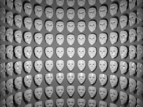 Masken Fassade