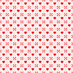 Seamless hearts pattern