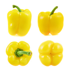 Sweet bell pepper set isolated