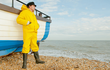 Fisherman With Boat