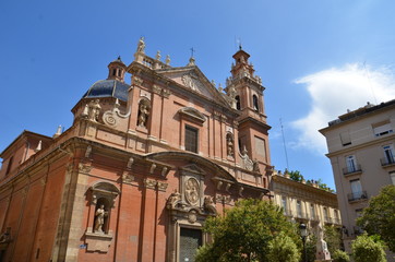 Fototapeta na wymiar Eglise baroque, Valencia