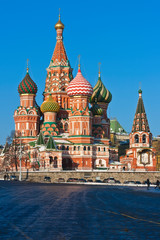 Obraz premium St Basil Cathedral in Moscow