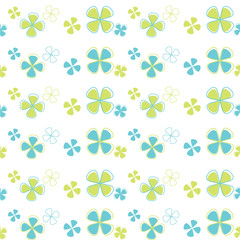 vector seamless pattern flowers