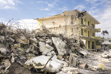 Hotel Demolition Scene