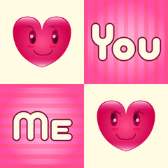 you and me background