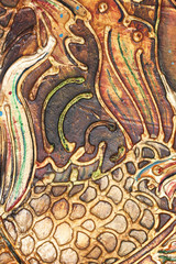 textured brown picture frame