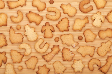 Various gingerbread cookies
