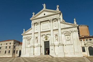 Venice, Italy. Cathedral of San Giorgio Maggiore 
