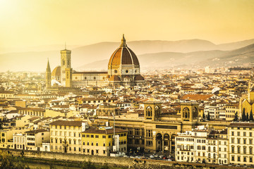 Fototapeta na wymiar Florence Postcard