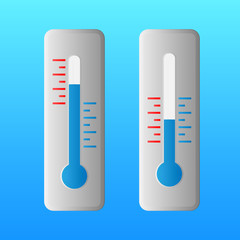 Termometry temperatura dodatnia i ujemna © nestonik