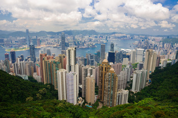 Fototapeta na wymiar Hong Kong Skyscraper