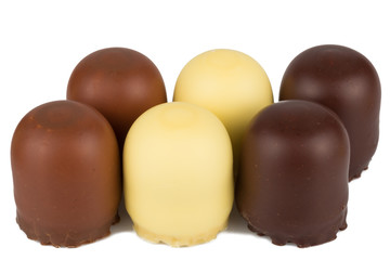 marshmallows in chocolate