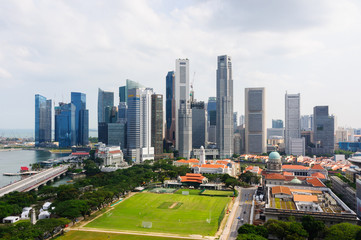 Fototapeta na wymiar Singapore Buildings