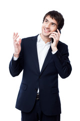 business man with phone