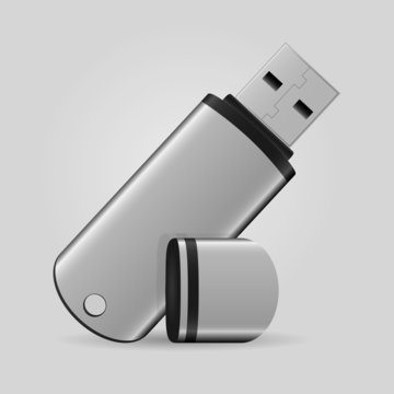 USB flash drive - vector Stock Vector | Adobe Stock