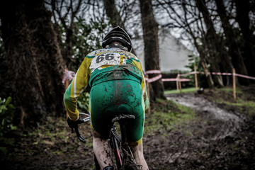 Naklejka premium Cyclo-cross