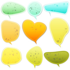 Spring speech bubble.