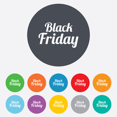 Black Friday sale icon. Special offer symbol.